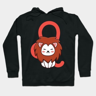 Leo Zodiac Cat Hoodie